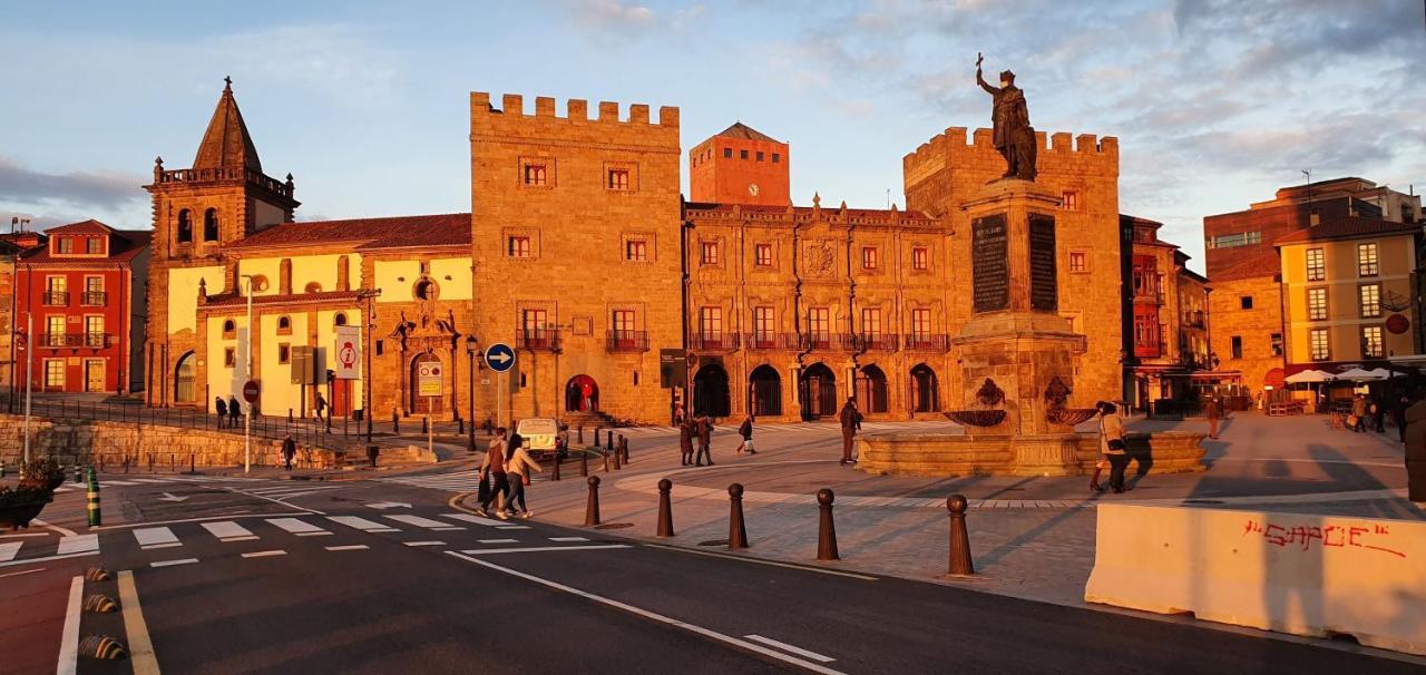 Casa Lantoxana Appartement Gijón Buitenkant foto